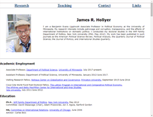 Tablet Screenshot of jameshollyer.com
